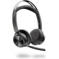 Poly Voyager Focus 2 UC Trådløs Kabling Headset Sort Poly Voyager Focus 2 UC Trådløs Kabling Headset Sort